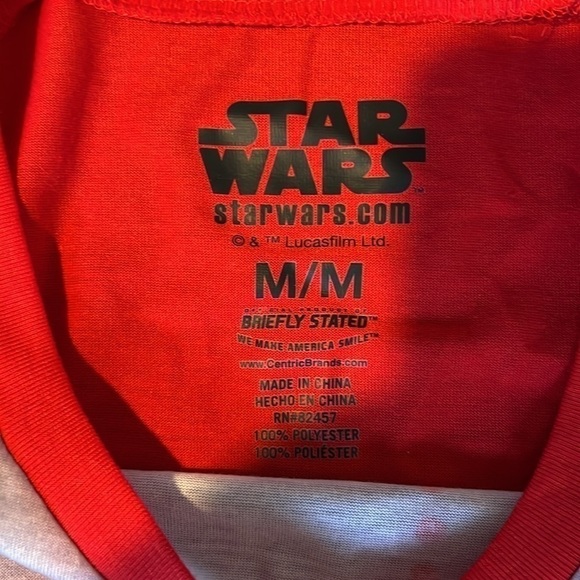 Adult Baby Yoda Christmas Pajama long sleeved & fleece pants medium star wars - Picture 3 of 10